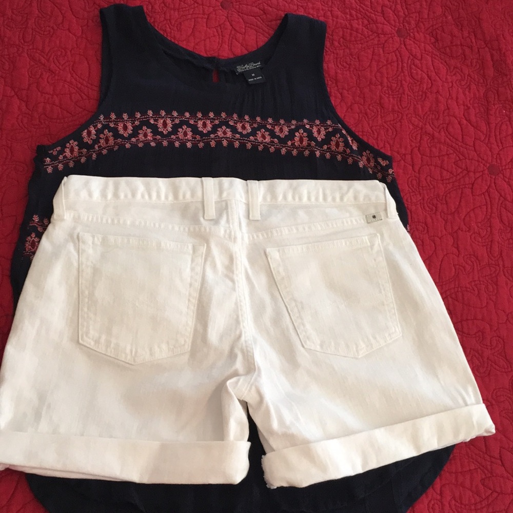 Lucky Brand Short Laguna Short White Denim